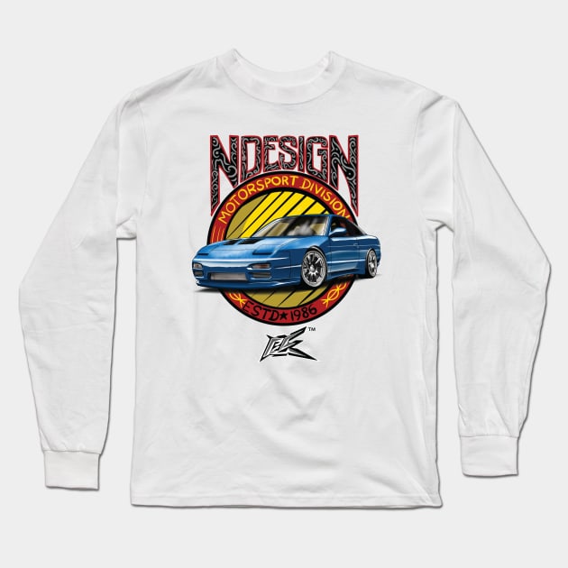 NISSAN 240SX COUPE Long Sleeve T-Shirt by naquash